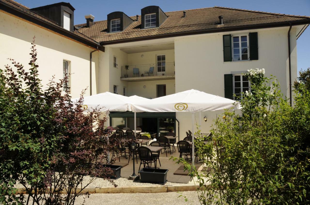 Hotel Restaurant La Croix Verte Vich Luaran gambar